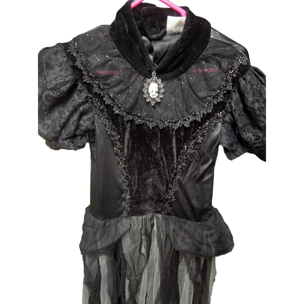 Immortal Beauty Gothic Wednesday Bride Spirit Halloween Costume - Picture 2 of 7